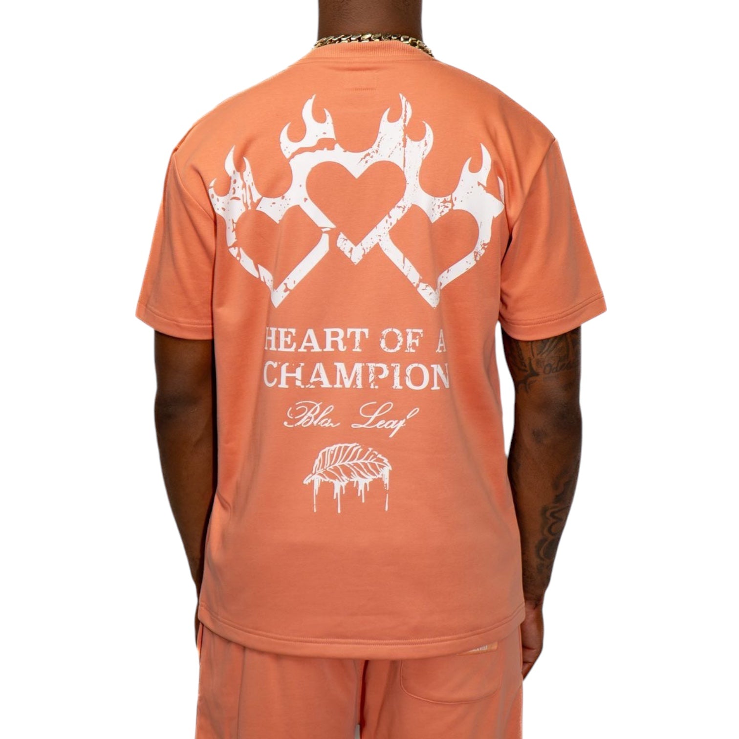 BLAC LEAF: Triple Heart SS Tee 125